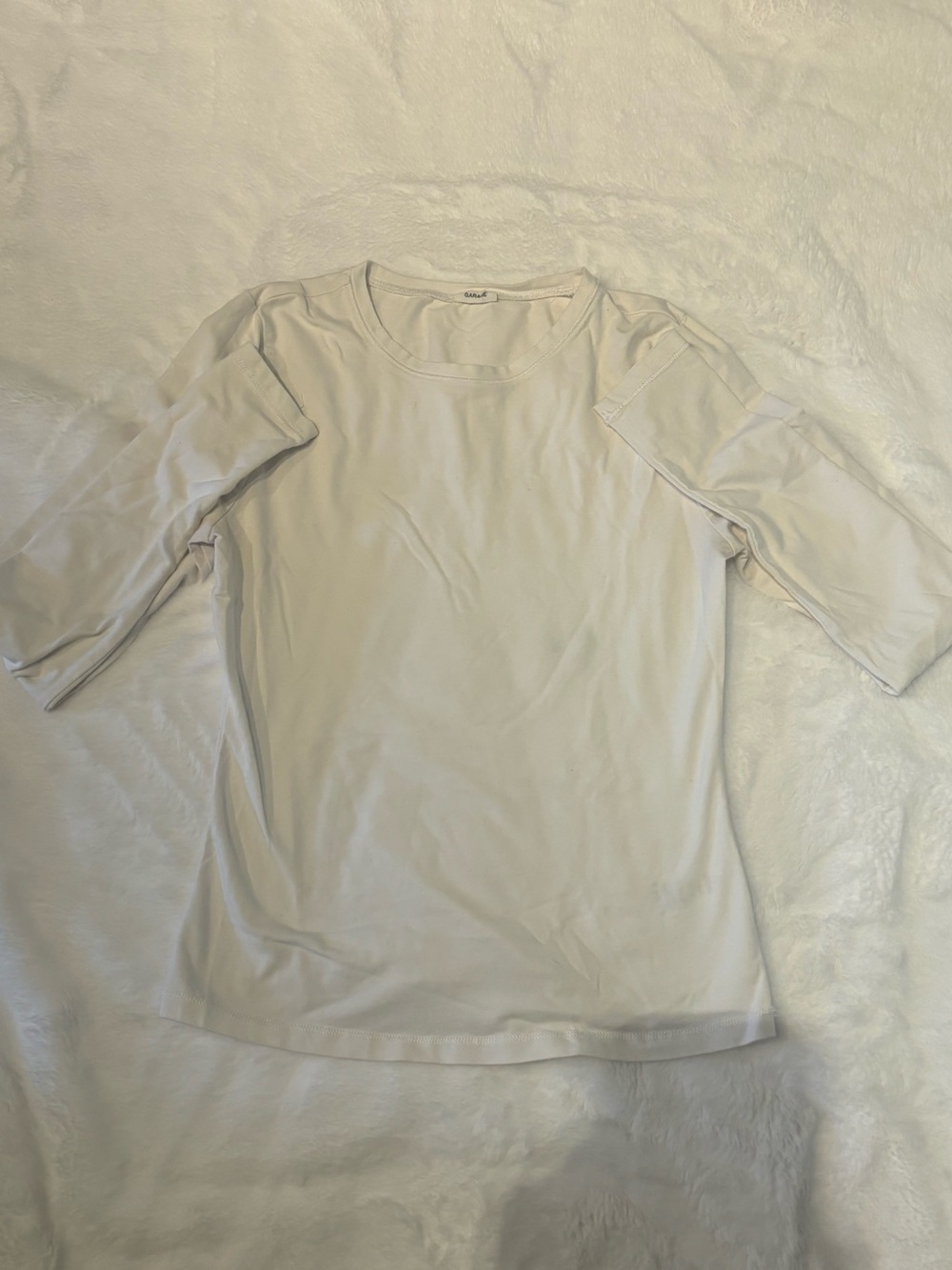 Garage white long sleeve